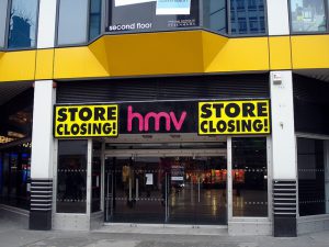 HMV Store Close Down